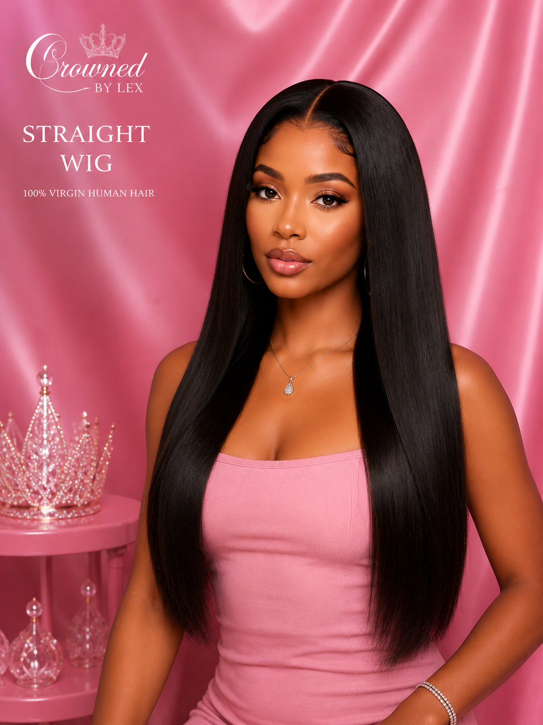 ✨1B Luxury Straight HD Lace Wig ✨