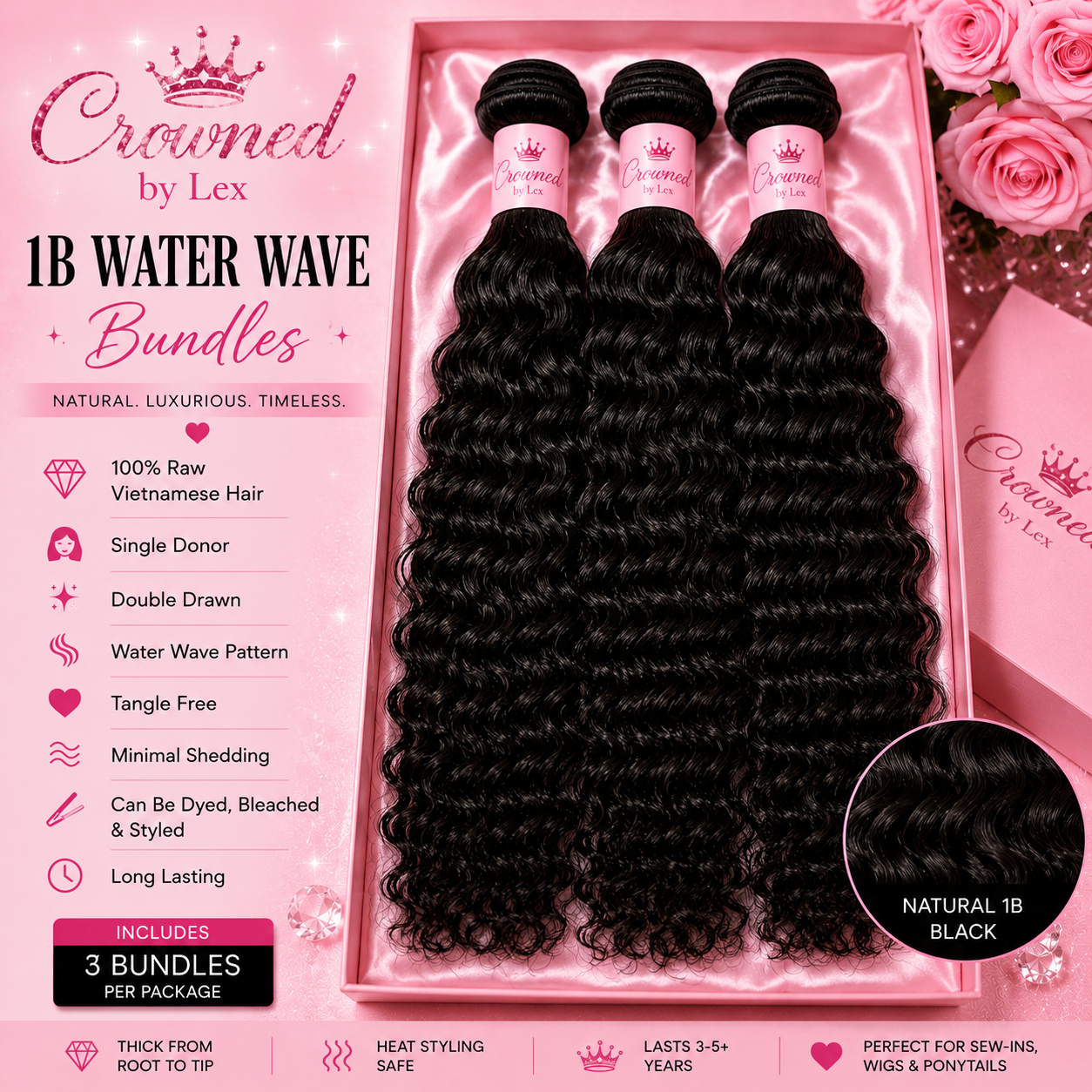 ✨1B Water wave Bundles✨