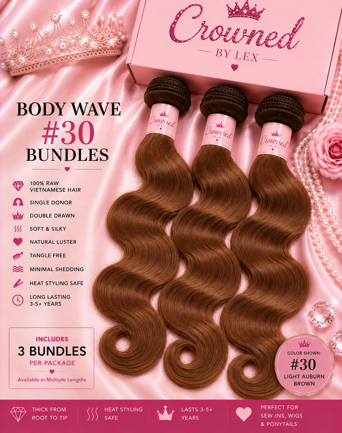 ✨Body Wave #30 Bundle ✨
