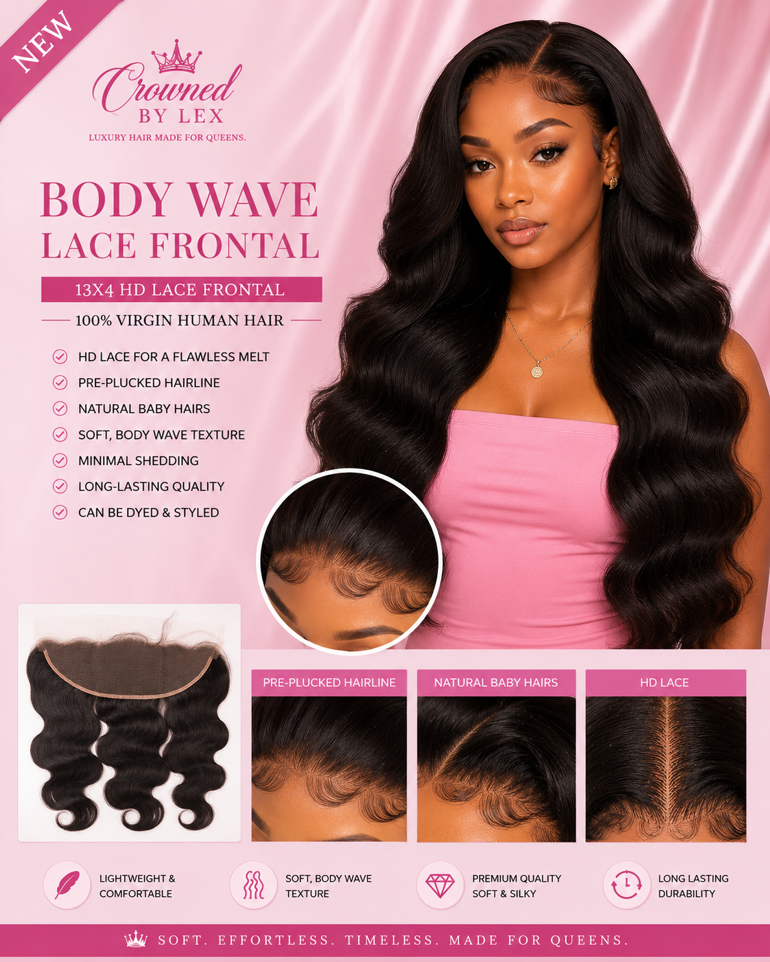 Body Wave lace frontal