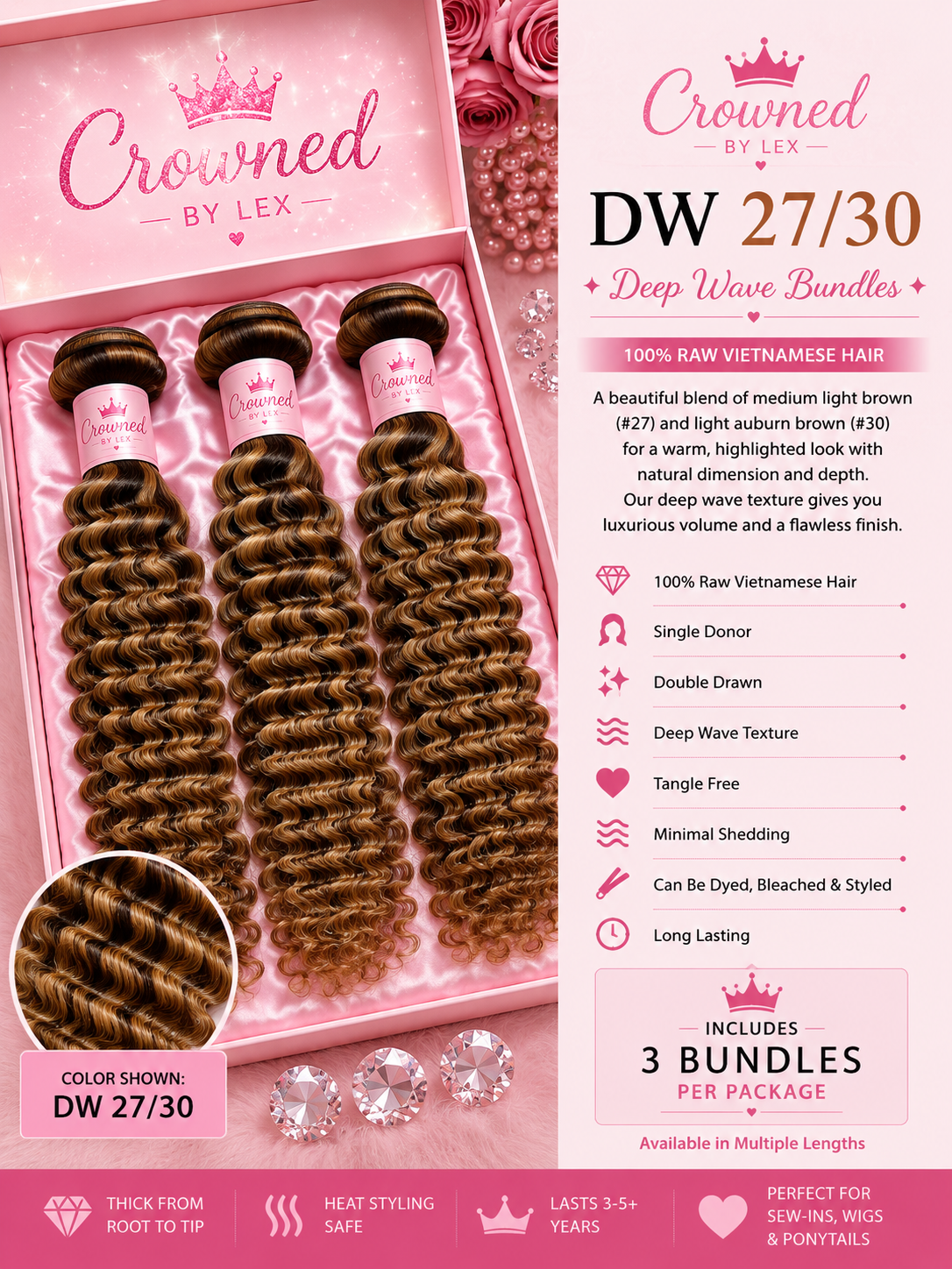 ✨ Deep wave 27/30 Bundle ✨