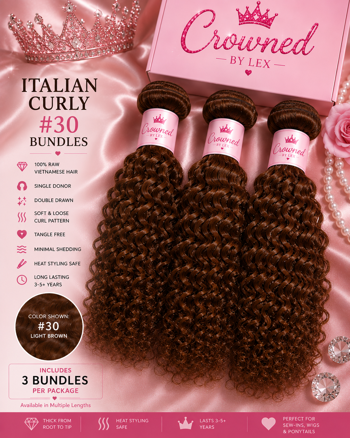 ✨Italian curly #30 Bundle ✨