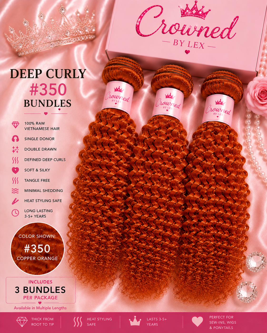 ✨ Deep Curly #350 Bundle ✨