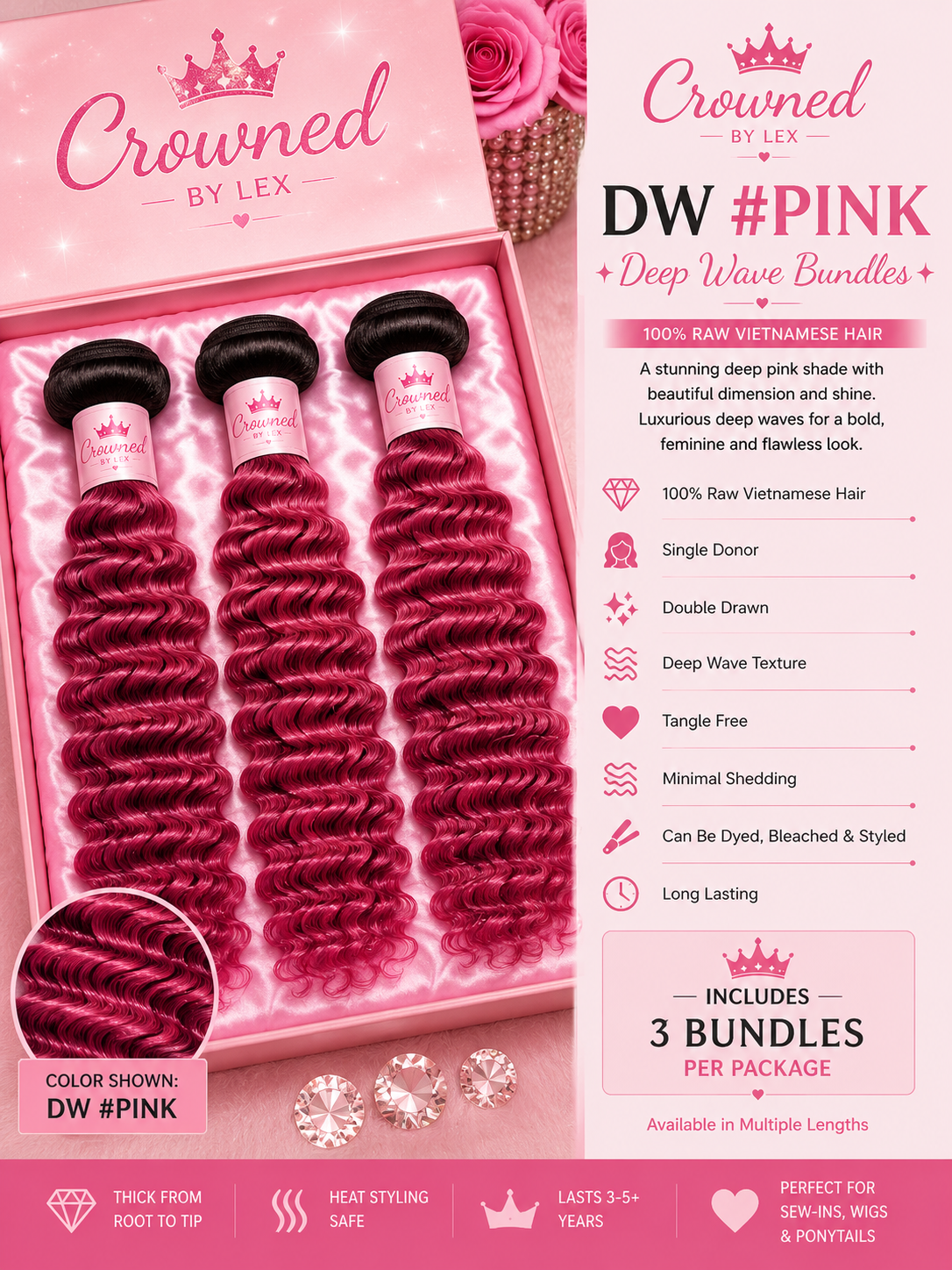 ✨ Deep Wave Pink Bundle ✨