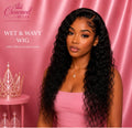 ✨ 1B Luxury Wet & Wavy HD Lace Wig ✨